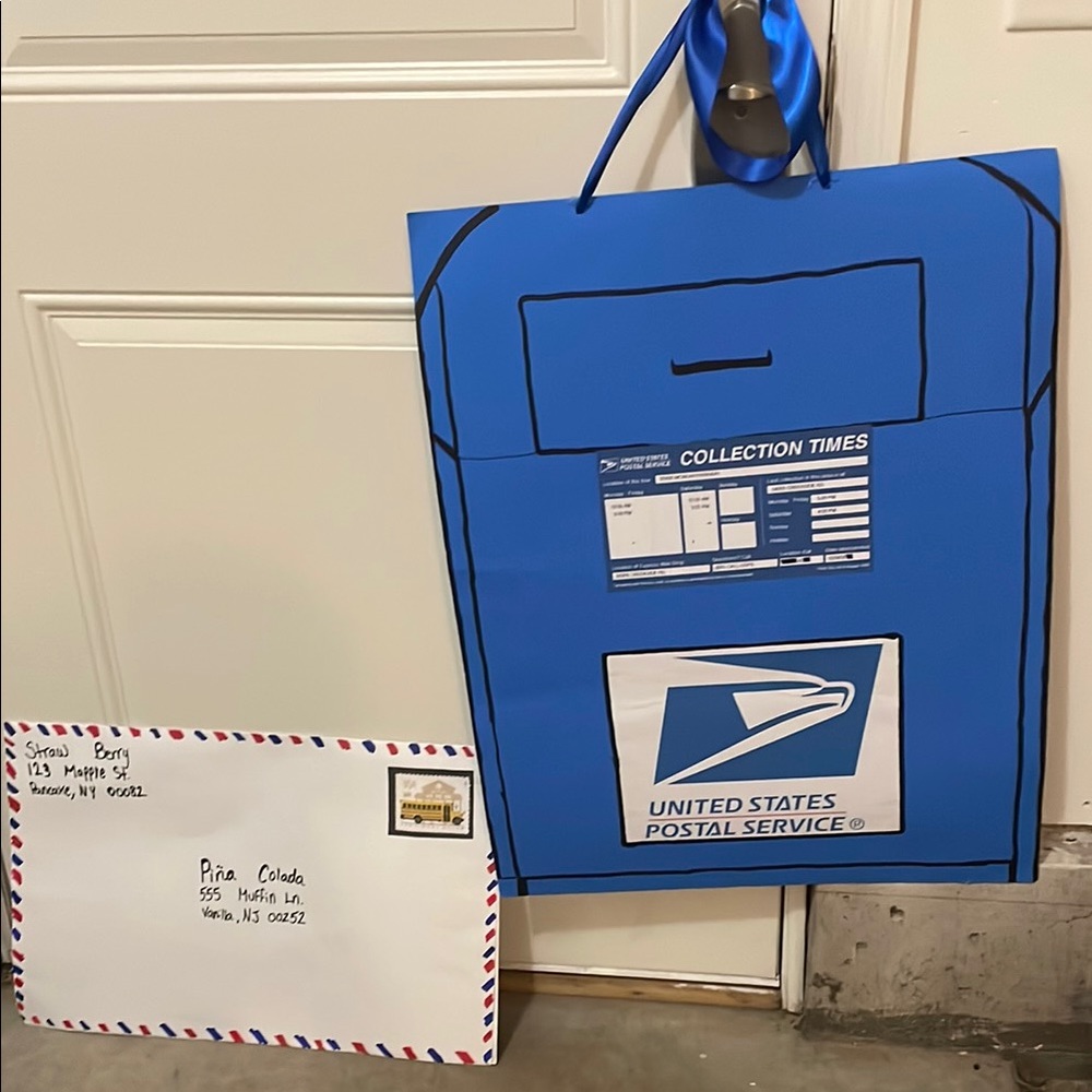USPS Blue Mailbox Costume
